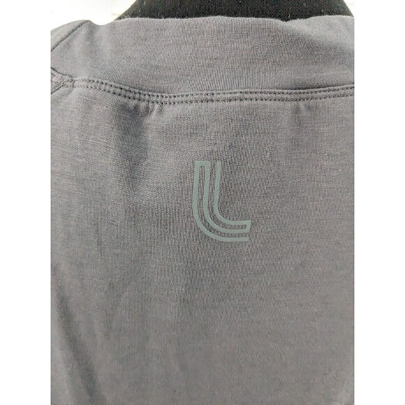 Lole Women's sz M Mixed Media Cotton Modal Grey Sweatshirt Pullover Burnout - Picture 7 of 15